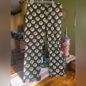 EUC Unisex Buc-ee’s Black Patterned Lounge Pajama Pants